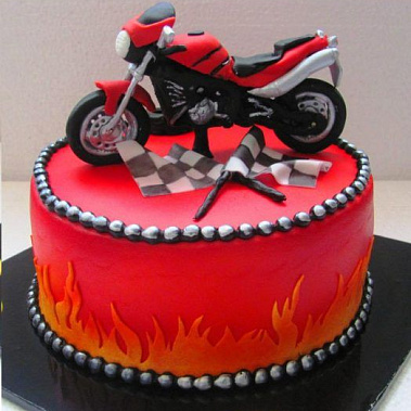 Торт красный мотоцикл купить - пермь.сладкоежкин.рф